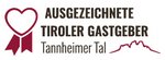 Ausgezeichnete Tiroler Gastgeber Tannheimer Tal
